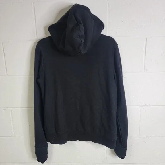 BAUBAX Women's Hooded Travel Hoodie Pockets Comfy Full Zip Size Large Jet Setter - Picture 2 of 8